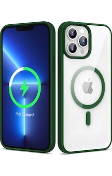 Apple Uyumlu iPhone 13 Pro Uyumlu Magsafe Wireless Şarj Özellikli Silikon Zore Ege Kılıf-koyu Yeşil Koyu Yeşil - Apple Uyumlu iPhone 13 Pro Uyumlu Magsafe Wireless Şarj Özellikli Silikon Zore Ege Kılıf-koyu Yeşil Koyu Yeşil -