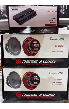 Rs-m8ac 20cm İki Takım Midrange 500wat 250rms 4 Kanallı 4x200rms Anfi Rs-m8ac 20cm İki Takım Midrange 500wat 250rms 4 Kanallı 4x200rms Anfi