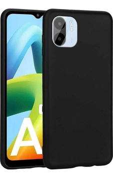 Xiaomi Redmi A1 Kılıf Zore Premier Silikon Kapak Siyah Xiaomi Redmi A1 Kılıf Zore Premier Silikon Kapak Siyah