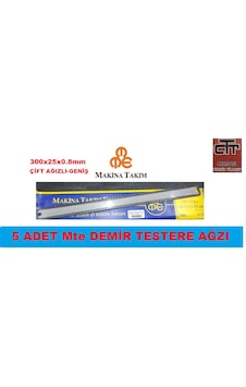 Demir Testere Ağzı-testere Lama Geniş-çift Ağız 5 Adet Demir Testere Ağzı-testere Lama Geniş-çift Ağız 5 Adet