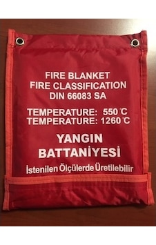 Robotix Çantalı Yangın Battaniyesi 100 x 100