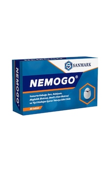 Sanmark Nemogo Yumurta Kabuğu Zarı 30 Tablet