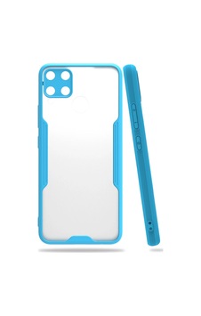 Newface Realme C15 Kılıf Platin Silikon Glblseme - 16 - Mavi Newface Realme C15 Kılıf Platin Silikon Glblseme - 16 - Mavi