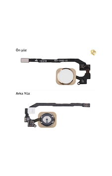 Apple iPhone Uyumlu 5s Home Tuşu - Gold / Altın Sarısı Orta Tuş Butonu Parmak İzi Butonu Açma-kapama Butonu Açma- Apple iPhone Uyumlu 5s Home Tuşu - Gold / Altın Sarısı Orta Tuş Butonu Parmak İzi Butonu Açma-kapama Butonu Açma-