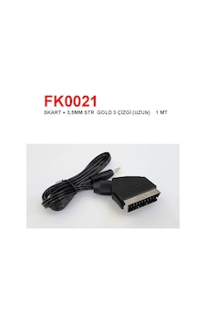 Swat Scart 3.5 Mm Stereo 3 Çizgi Uzun 1 M. Av Kablosu Fk0021 Swat Scart 3.5 Mm Stereo 3 Çizgi Uzun 1 M. Av Kablosu Fk0021