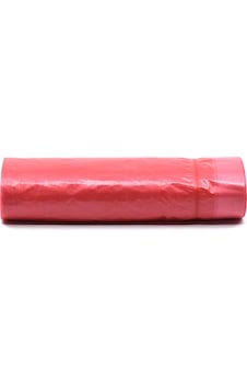 Rulo Çöp Poşeti Büzgülü Çilek Kokulu 55X60 Cm - 10 Adet Rulo Çöp Poşeti Büzgülü Çilek Kokulu 55X60 Cm - 10 Adet