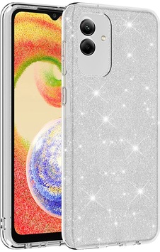 Samsung Galaxy Uyumlu A04 Kılıf Zore Shining Silikon-Gümüş Gümüş Samsung Galaxy Uyumlu A04 Kılıf Zore Shining Silikon-Gümüş Gümüş