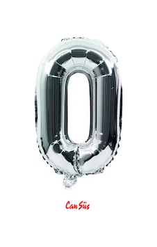 Harf Folyo Balon Gümüş 100cm 40 Inç O Harf Folyo Balon Gümüş 100cm 40 Inç O