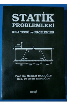 Statik Problemler1999 Yılı Basım Statik Problemler1999 Yılı Basım