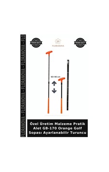 Özel Üretim Malzeme Pratik Alet Gb-170 Orange Golf Sopası Ayarlanabilir Turuncu Özel Üretim Malzeme Pratik Alet Gb-170 Orange Golf Sopası Ayarlanabilir Turuncu