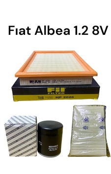 Fıat Albea 172 1.2 8v Filtre Seti Kw 44 - 60 Hp 2002 Sonrası 3 Filtre Fıat Albea 172 1.2 8v Filtre Seti Kw 44 - 60 Hp 2002 Sonrası 3 Filtre