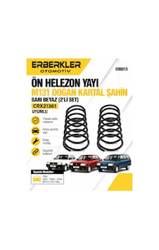 Ön Helezon Yayı M131 Doğan Kartal Şahin Sarı Beyaz 2'li Set Crx21361 - Erb872