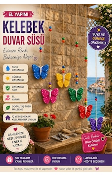Kelebek Duvar Dekor Süsü Kelebek Duvar Dekor Süsü