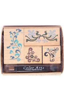 Hobi Market Art Ahşap Stampa Mühür Baskı Seti Model 1 Hobi Market Art Ahşap Stampa Mühür Baskı Seti Model 1
