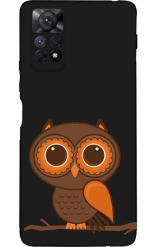 Infinix Note 12 Pro 4g İle Uyumlu Baykuş 0214a Tasarımlı Siyah Lansman Silikon Kılıf Çok Renkli Infinix Note 12 Pro 4g İle Uyumlu Baykuş 0214a Tasarımlı Siyah Lansman Silikon Kılıf Çok Renkli