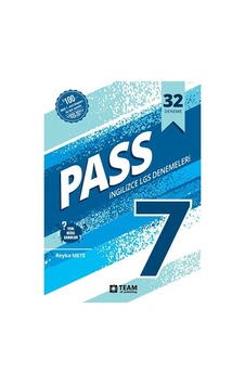 Team Elt Publishing 7. Sınıf İngilizce Pass 32 Deneme Team Elt Publishing 7. Sınıf İngilizce Pass 32 Deneme