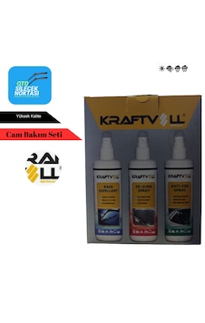 Kraftvoll Kış Cam Bakım Seti Yağmur Kaydırıcı Sprey-buz Çözücü Sprey-buğu Önleyici Sprey 3x250ml Kraftvoll Kış Cam Bakım Seti Yağmur Kaydırıcı Sprey-buz Çözücü Sprey-buğu Önleyici Sprey 3x250ml