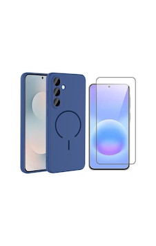 Vendas Galaxy S26 Fe Kılıf M-safe Şarj Özellikli Zore Meta Kapak + 9h Cam Ekran Koruyucu Lacivert Vendas Galaxy S26 Fe Kılıf M-safe Şarj Özellikli Zore Meta Kapak + 9h Cam Ekran Koruyucu Lacivert
