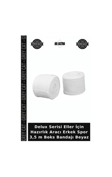 Delux Serisi Eller İçin Hazırlık Aracı Erkek Spor 3,5 M Boks Bandajı Beyaz Delux Serisi Eller İçin Hazırlık Aracı Erkek Spor 3,5 M Boks Bandajı Beyaz