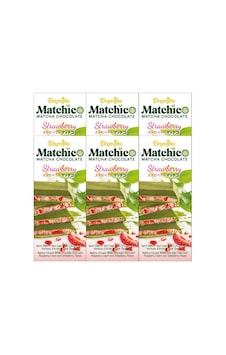 Matchıco Matcha Chocolate Strawberry 95gr X6