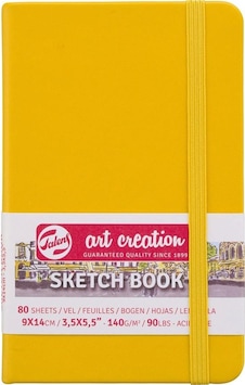 Art Creation Sketch Book Eskiz Bloğu 9x14 140gr 80 Yaprak Sarı Art Creation Sketch Book Eskiz Bloğu 9x14 140gr 80 Yaprak Sarı