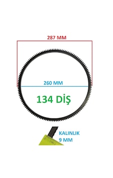 Fiat Tempra 2.0 2000 Motor Volant Dişlisi 134 Diş Fiat Tempra 2.0 2000 Motor Volant Dişlisi 134 Diş