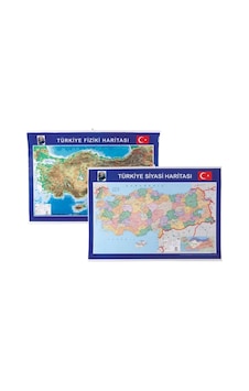 Harita Türkiye Fiziki ve Siyasi 70x100 Cm G-999 Harita Türkiye Fiziki ve Siyasi 70x100 Cm G-999