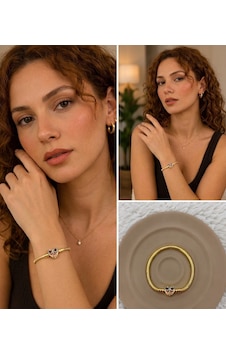 Premium Gold Renk Taşlı 316l Çelik Parlak Renkli Taş Detaylı Kalp Model Charm Bileklik 18cm Altın Premium Gold Renk Taşlı 316l Çelik Parlak Renkli Taş Detaylı Kalp Model Charm Bileklik 18cm Altın