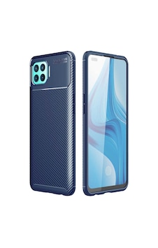 Oppo Reno 4 Lite Kılıf Kamera Çıkıntılı Karbon Fiber Dokulu Renk Atmaz Kapak Negro Oppo Reno 4 Lite Kılıf Kamera Çıkıntılı Karbon Fiber Dokulu Renk Atmaz Kapak Negro
