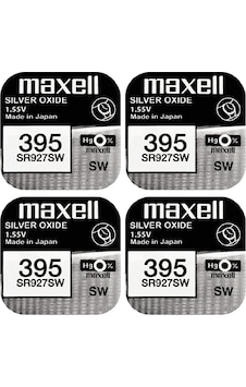 Maxell 395 SR927SW 1.55V Saat Pili 4'lü Maxell 395 SR927SW 1.55V Saat Pili 4'lü