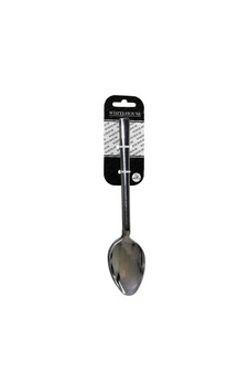 Lunaev 6 Parça Eko Çubuk Sade Metal Yemek Kaşık 2 Mm Açık Ahşap