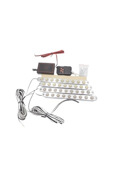 4X9 Ledli Panjur İçi Çakar Lamba Sarı Sarı - Beyaz Beyaz 12V Lapa