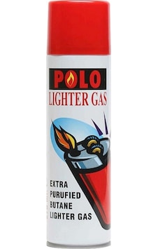 12 Adet Polo Çakmak Gazı 270 Ml Açık Gri - Füme 12 Adet Polo Çakmak Gazı 270 Ml Açık Gri - Füme
