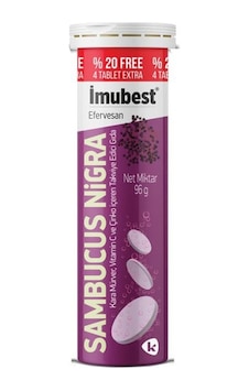 İmubest Sambucus Nigra 24 Efer Vesan Tablet İmubest Sambucus Nigra 24 Efer Vesan Tablet