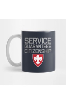 Starship Troopers - Service Guarantees Citizenship Kupa Bardak Çok Renkli