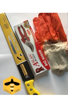 Ağaç Budama Seti 3 Lü Makas Testere Eldiven Ağaç Budama Seti 3 Lü Makas Testere Eldiven