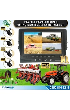 10 İnç Monitör 4 Kameralı Mibzer Havalı Tohum Makinesi Ahd Kayıt 10 İnç Monitör 4 Kameralı Mibzer Havalı Tohum Makinesi Ahd Kayıt