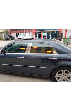 Chrysler 300C Krom Kapı Direği Aksesuarı 6 Parça Paslanmaz Çelik Chrysler 300C Krom Kapı Direği Aksesuarı 6 Parça Paslanmaz Çelik