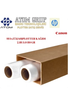 Atomplotter Premium 80g Pkopya Ozalit Kağıdı 91.4cmx175 Mt 2 Rulo Atomplotter Premium 80g Pkopya Ozalit Kağıdı 91.4cmx175 Mt 2 Rulo