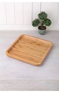 Balsa Kr2020 Bambu Kare Tabak 20 Cm Balsa Kr2020 Bambu Kare Tabak 20 Cm