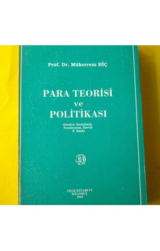 Para Teorisi ve Politikası Para Teorisi ve Politikası