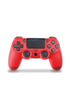 Kablosuz Titreşimli Oyun Kolu Kırmızı Joystick Oyun Kolu Kablosuz Titreşimli Oyun Kolu Kırmızı Joystick Oyun Kolu