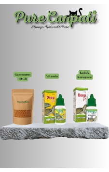 Purecanpati Gammarus Ve Kaplumbağa Bakım Seti Purecanpati Gammarus Ve Kaplumbağa Bakım Seti