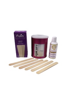 Epicure Konserve Ağda Pudralı 800 ML Bezsiz Kolay Kullanım Spatula 100'lü Ağda Sonrası125 ML Temizleme Yağı Seti Epicure Konserve Ağda Pudralı 800 ML Bezsiz Kolay Kullanım Spatula 100'lü Ağda Sonrası125 ML Temizleme Yağı Seti
