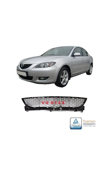 Mazda - Ön Tampon Izgarası Braketli Sedan 3 2003- Mazda - Ön Tampon Izgarası Braketli Sedan 3 2003-