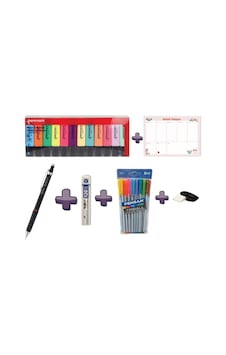 Kırtasiye Kalem Seti Rotring Rapid Faber 120lik Uç Penmark Fosforlu Kalem Pensan Triball Vs.. Kırtasiye Kalem Seti Rotring Rapid Faber 120lik Uç Penmark Fosforlu Kalem Pensan Triball Vs..