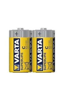 Varta 2014 Superlife Shrink Orta Boy C Pil 2'li