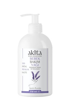 Akita Doğal Bebek Bakım Yağı Lavanta 250Ml