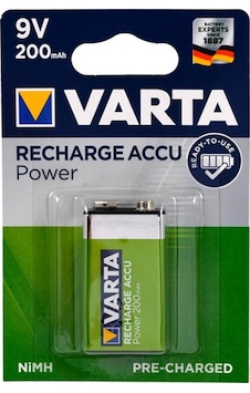 Varta 9 Volt - 200 Mah Şarjlı Pil-70821 Varta 9 Volt - 200 Mah Şarjlı Pil-70821