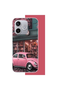 Honor 600 Lite Uyumlu Pembe Vos Vos Uv Baskılı Silikon Kılıf Renkli Honor 600 Lite Uyumlu Pembe Vos Vos Uv Baskılı Silikon Kılıf Renkli